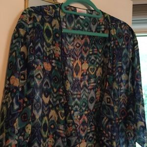 LuLaRoe Shirley Kimono size Large